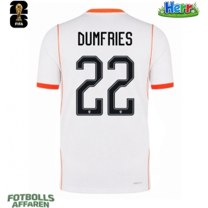 Nederländerna Denzel Dumfries #22 Bortatröja VM 2026 Kortärmad